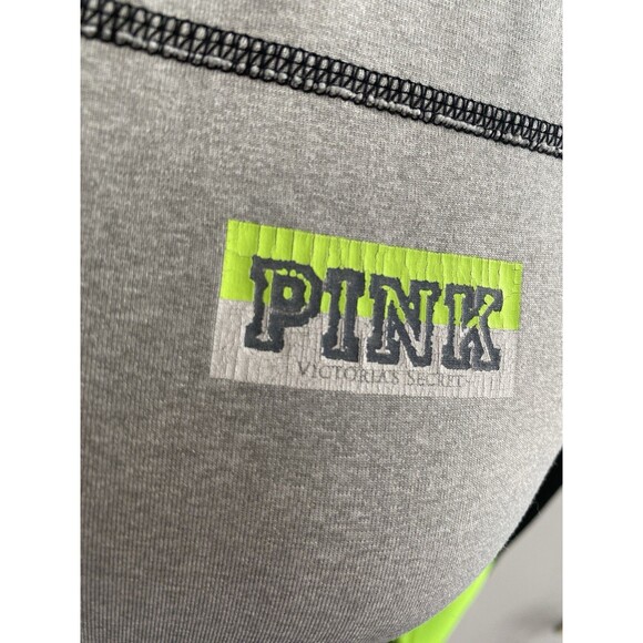 Pink Ultimate Victorias Secret Top Large Turtleneck Pullover Active Zip Pockets - Picture 5 of 8